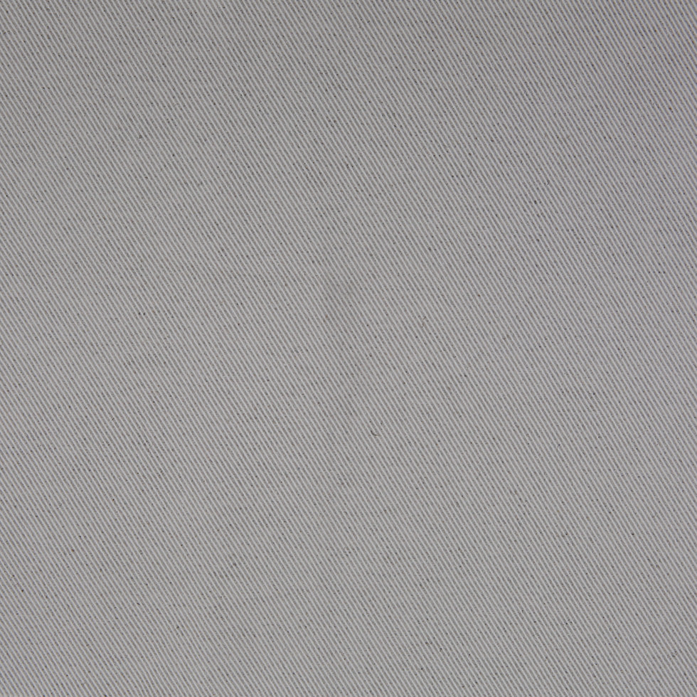 Spanish Light Gray Raised Polyester Blended Twill