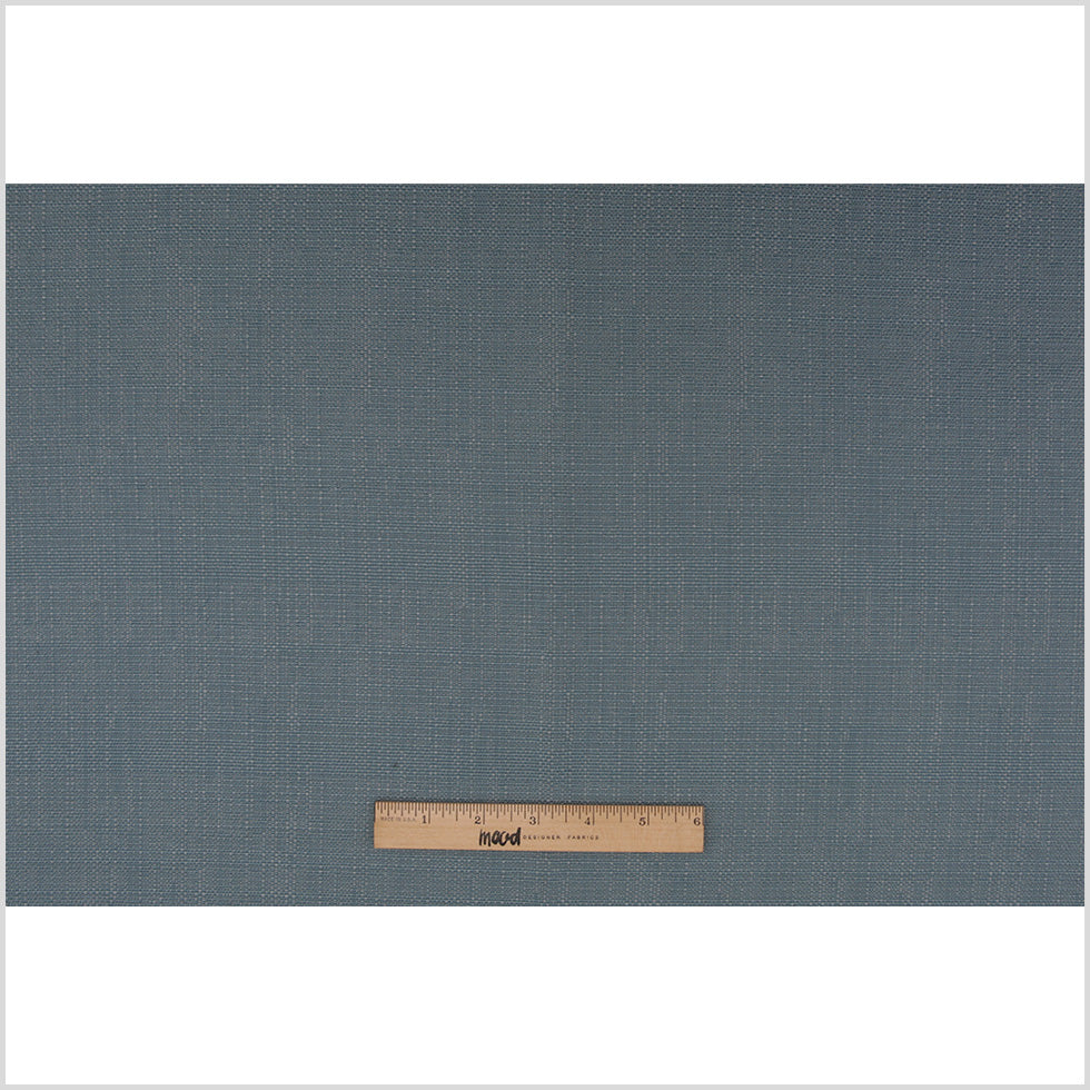 Spanish Blue Textured Polyester Blended Woven - Full