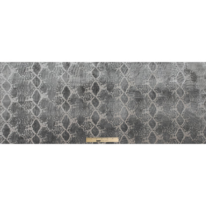 Platinum Python Polyester and Rayon Velvet Full