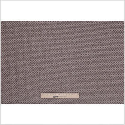 Pewter Novelty Basketweave Upholstery Fabric - Full