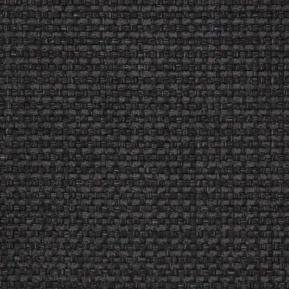 Charcoal Novelty Basketweave Upholstery Fabric Detail