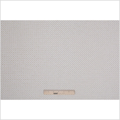 Cream Novelty Basketweave Upholstery Fabric - Full