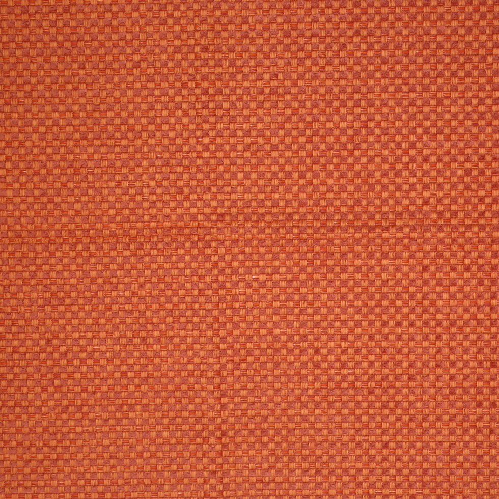 Tangerine Novelty Basketweave Upholstery Fabric