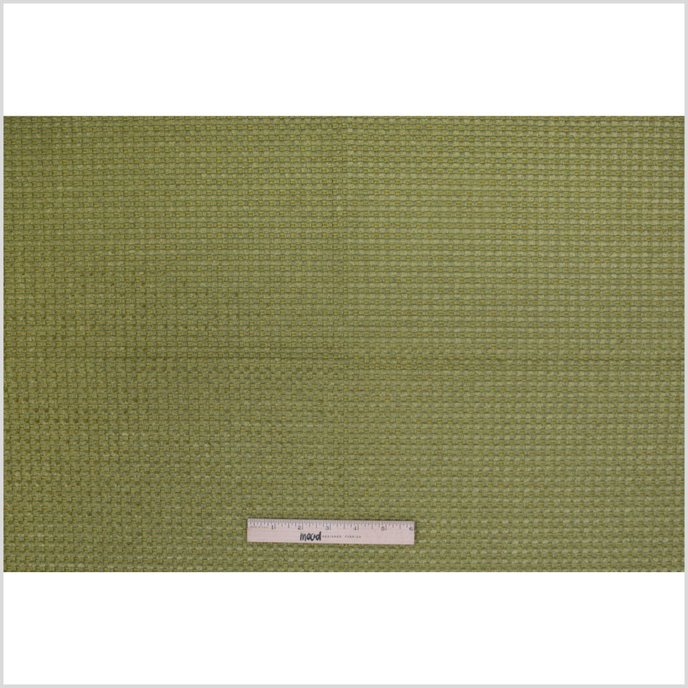Avocado Novelty Basketweave Upholstery Fabric - Full