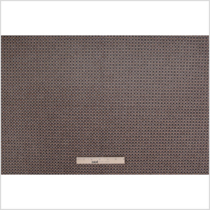 Chocolate Novelty Basketweave Upholstery Fabric Full