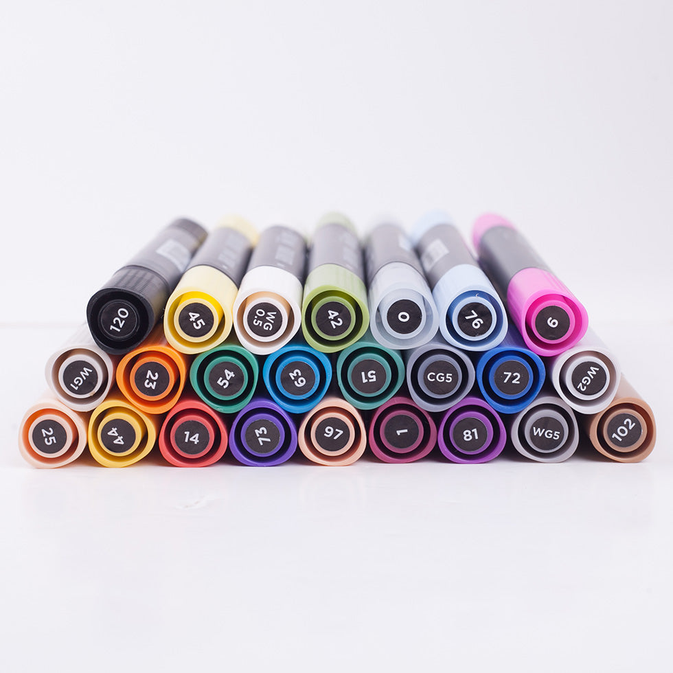 Colors For Fashion Marker Collection Folded