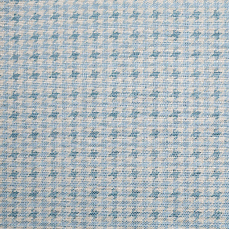 template--25130090922057__main-Spanish Baby Blue Houndstooth Poly-Cotton Woven