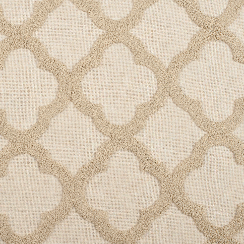 Linen Classical Embroidered Linen-Like Polyester