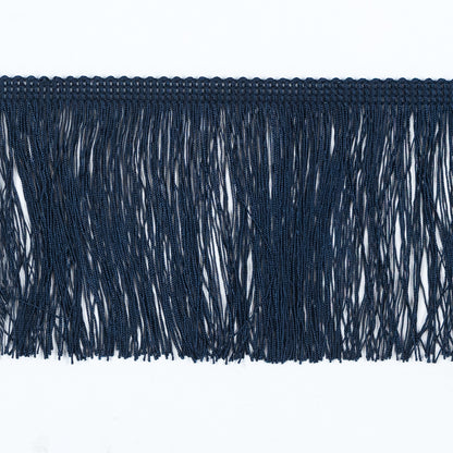 Dark Navy European Chainette Fringe - 4 - Detail