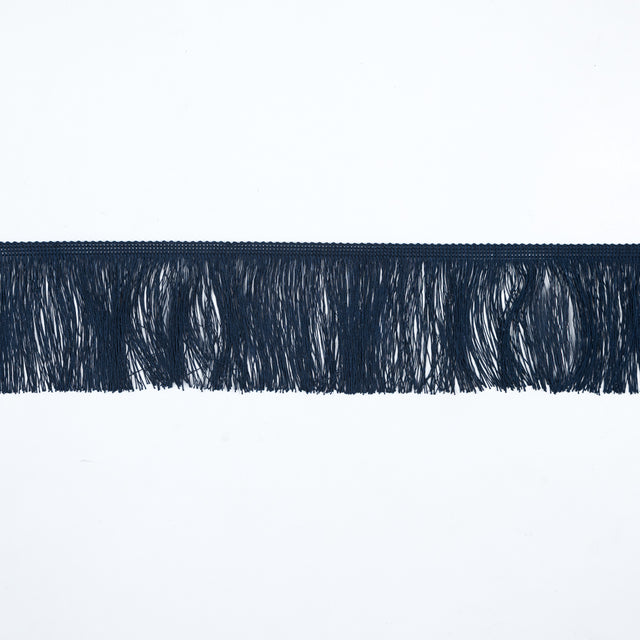 Dark Navy European Chainette Fringe - 4