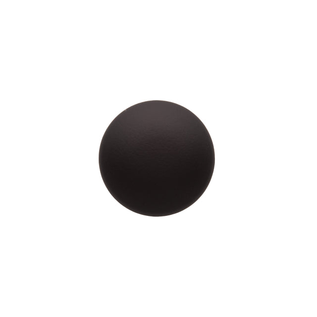 Italian Black Nylon Shank Back Button - 32L/20mm