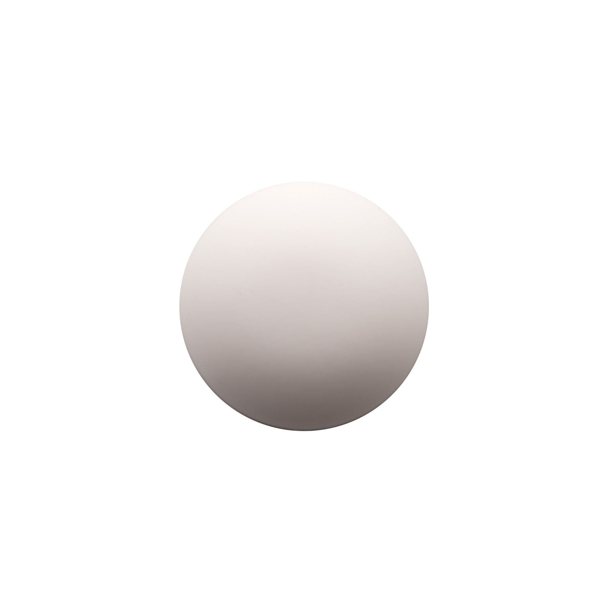 Italian White Nylon Shank Back Button - 36L/23mm