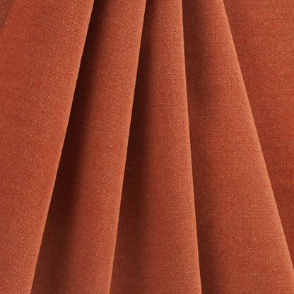 Persimmon Polyester Blended Chenille Folded