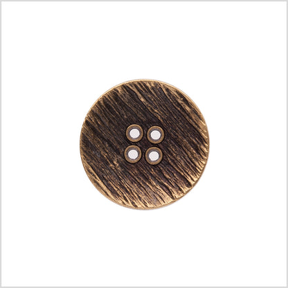 Italian Gold Zamac Embossed Button - 40L/25.5mm