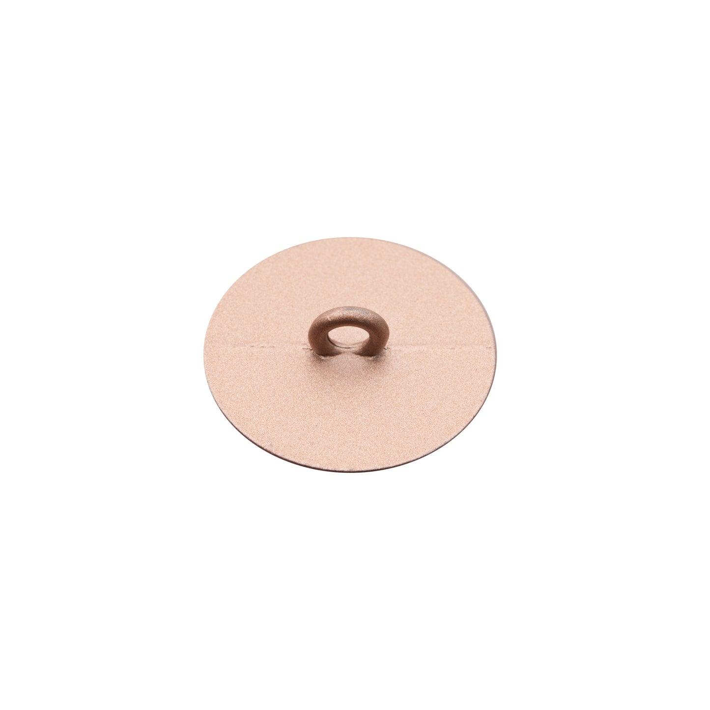 Italian Rose Gold Zamac Shank Back Button - 36L/23mm - Detail