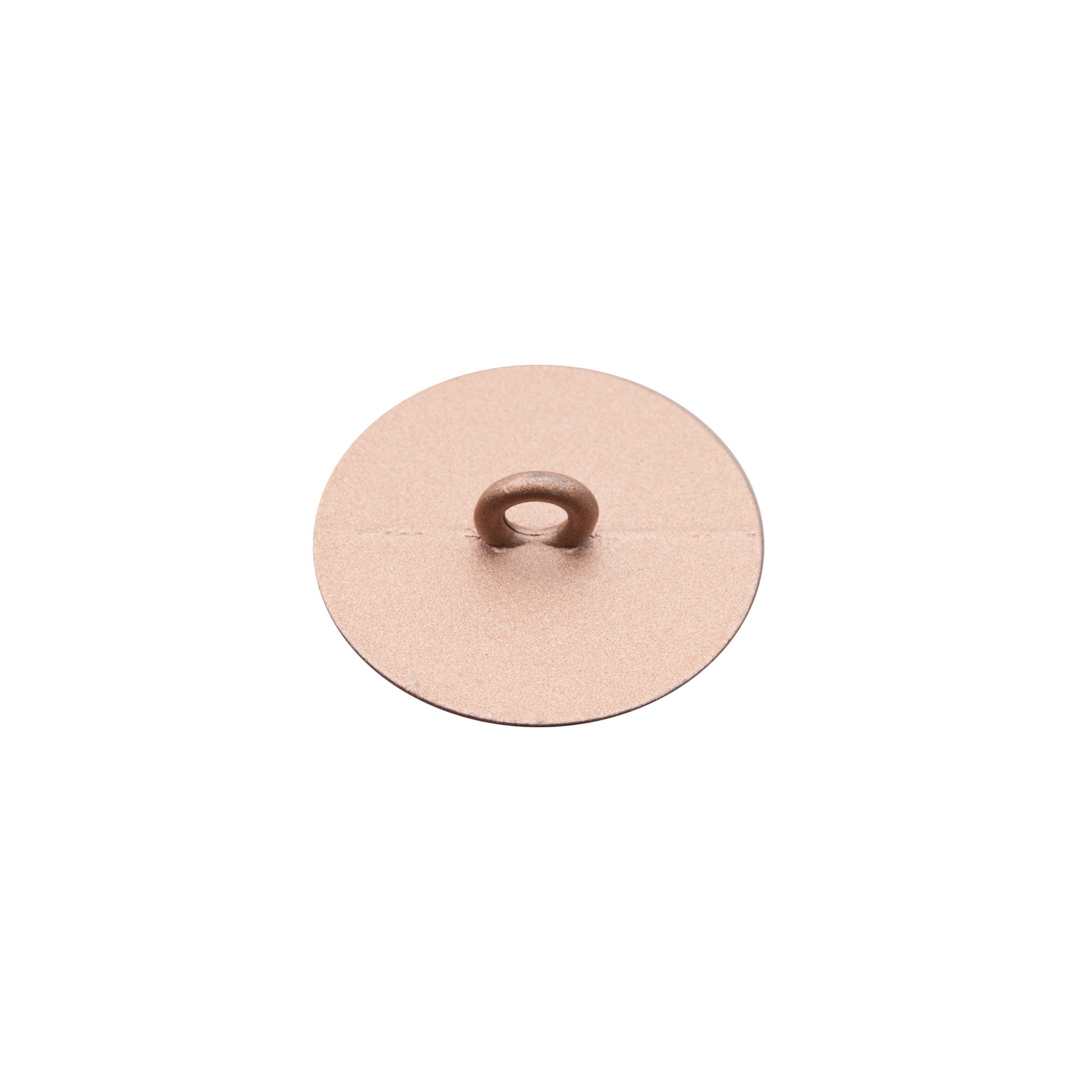 Italian Rose Gold Zamac Shank Back Button - 36L/23mm - Detail