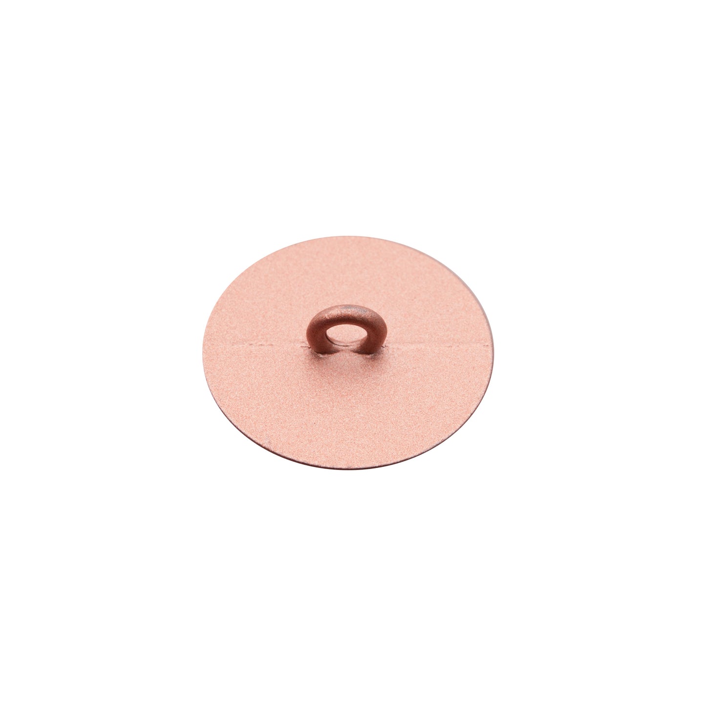 Italian Copper Zamac Shank Back Button - 36L/23mm - Detail
