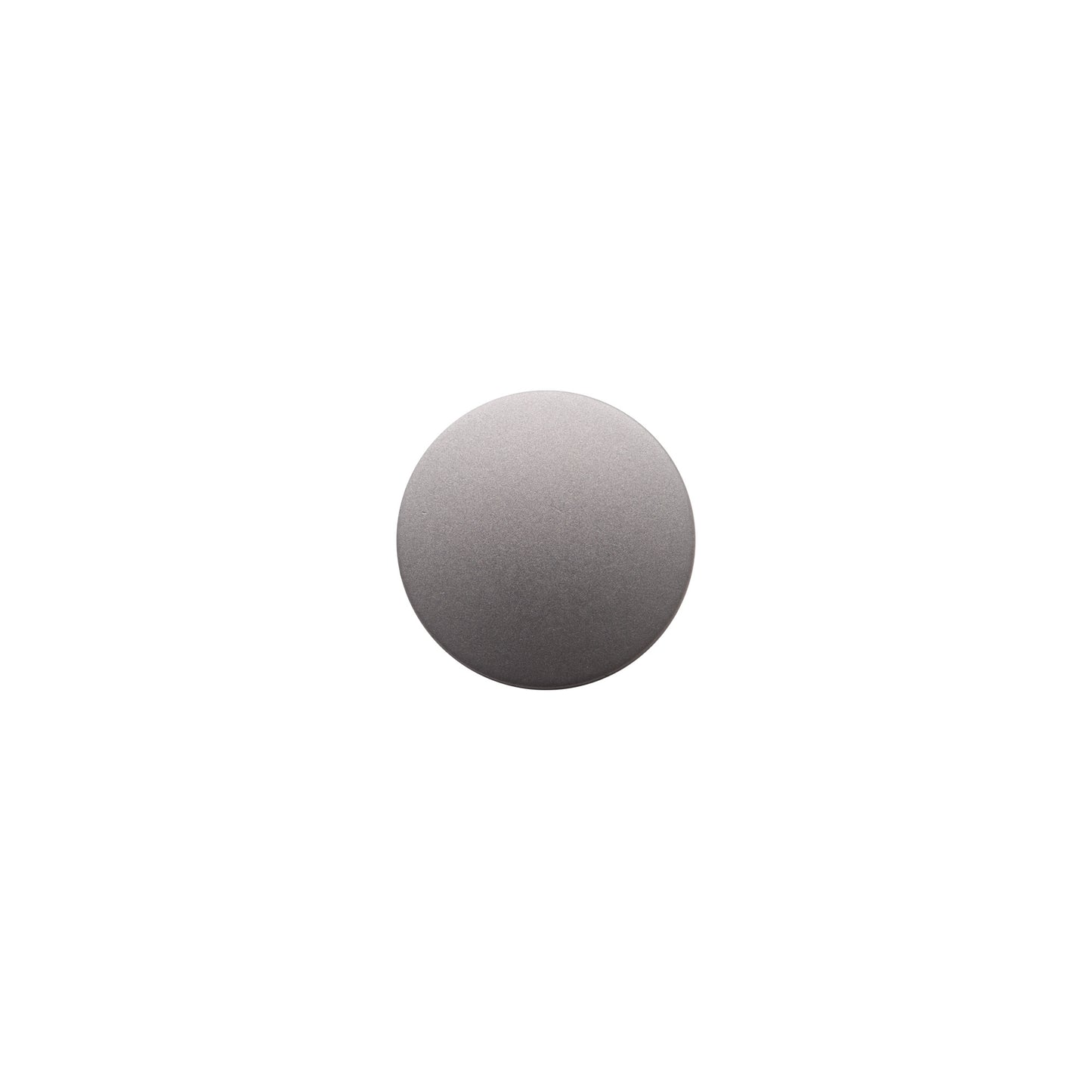Italian Silver Zamac Shank Back Button - 24L/15mm