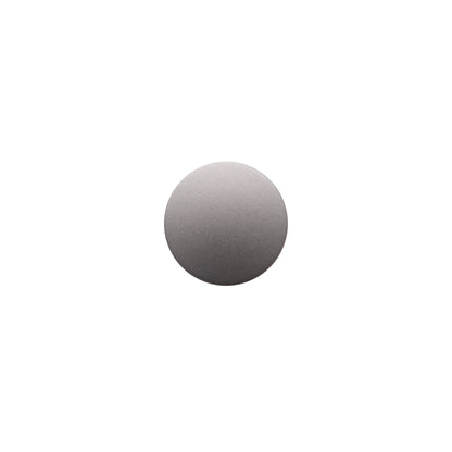 Italian Silver Zamac Shank Back Button - 24L/15mm