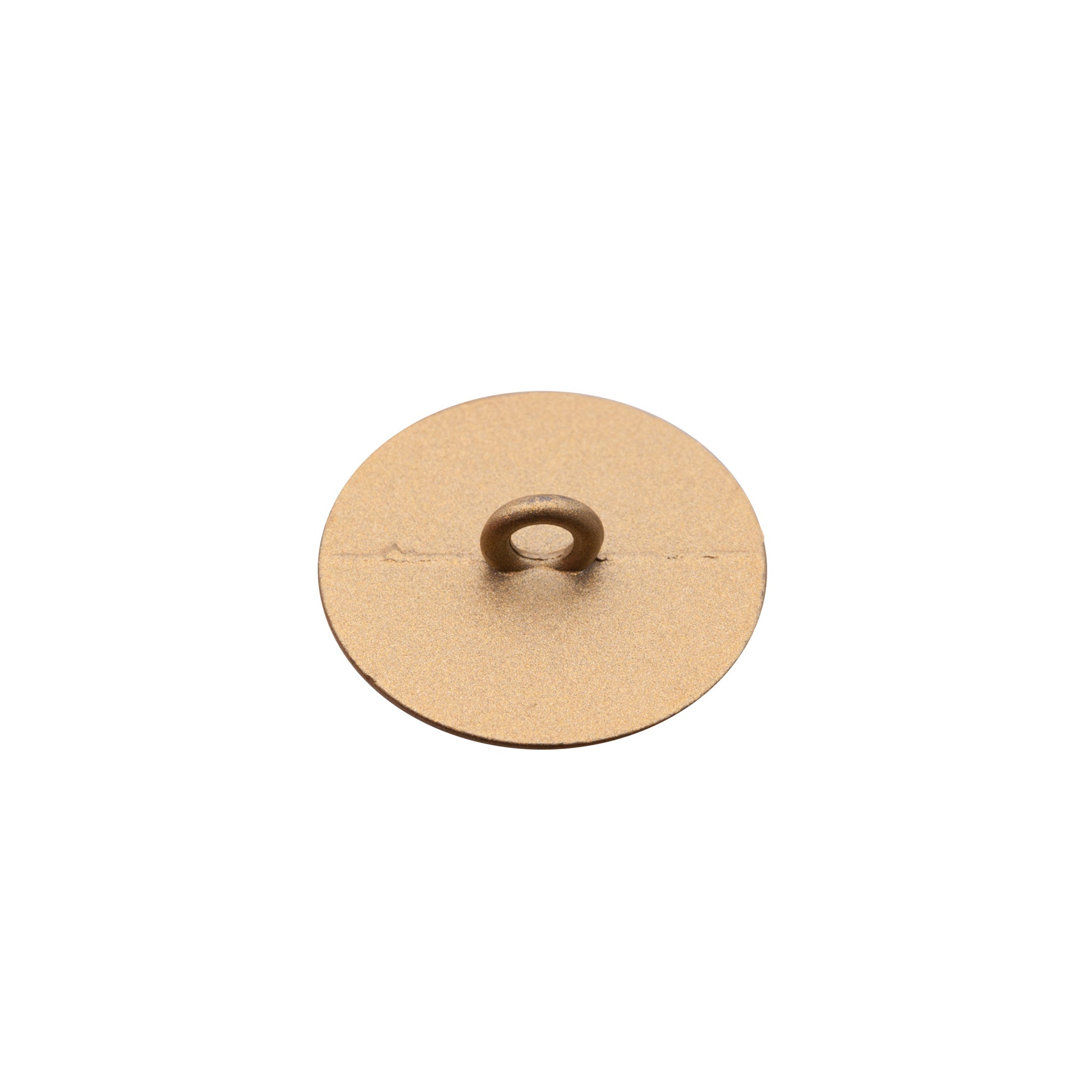Italian Gold Zamac Shank Back Button - 36L/23mm Detail