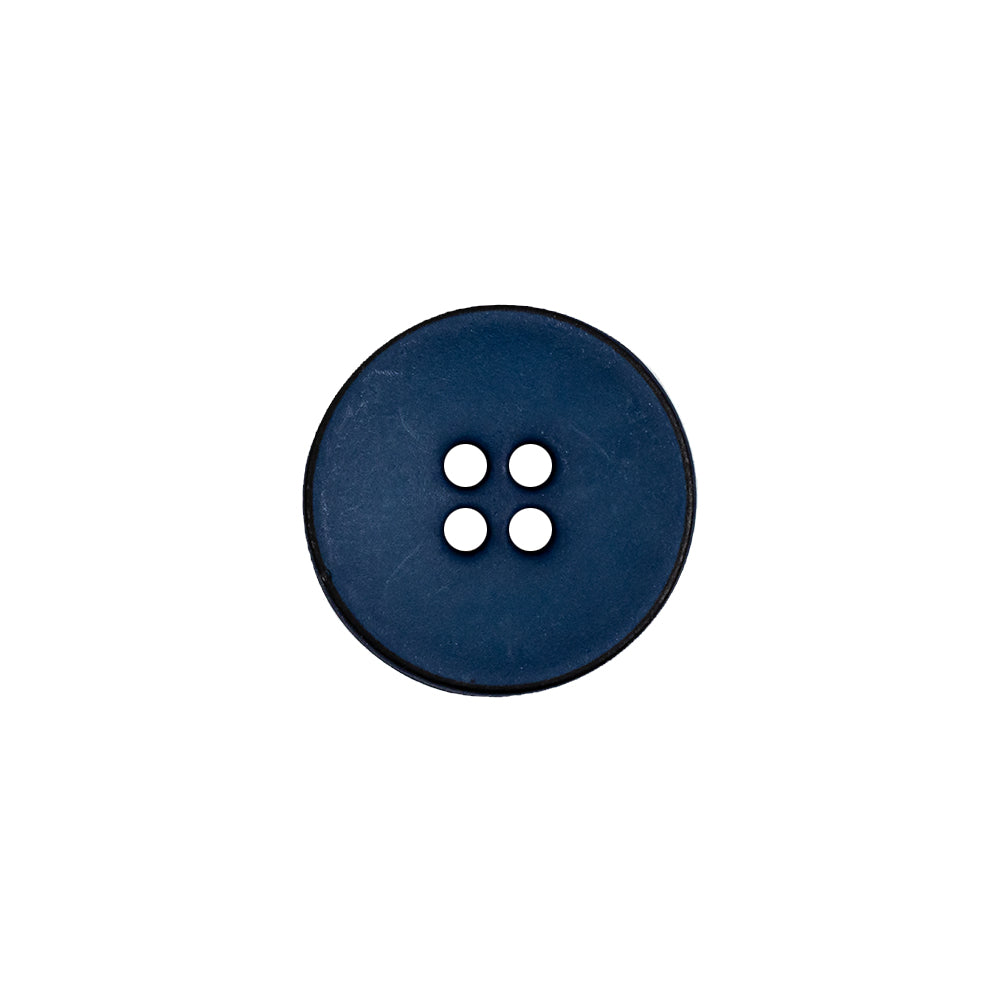 Italian Navy 4-Hole Plastic Button - 24L/15mm