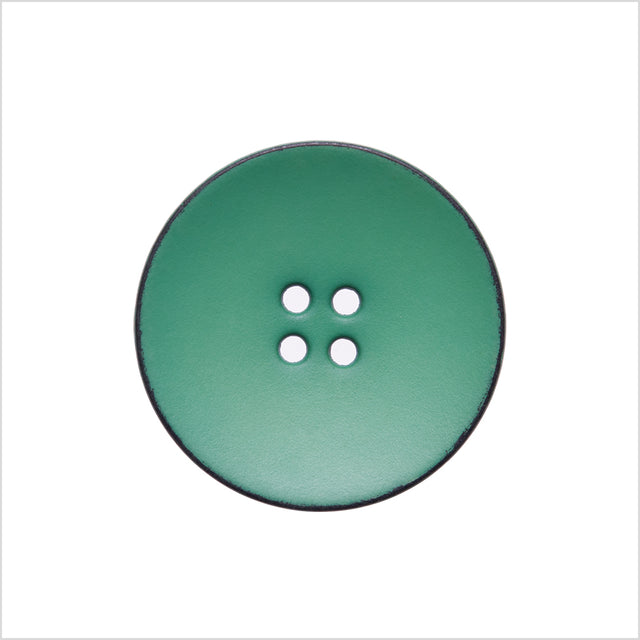 Italian Green 4-Hole Plastic Button - 36L/23mm