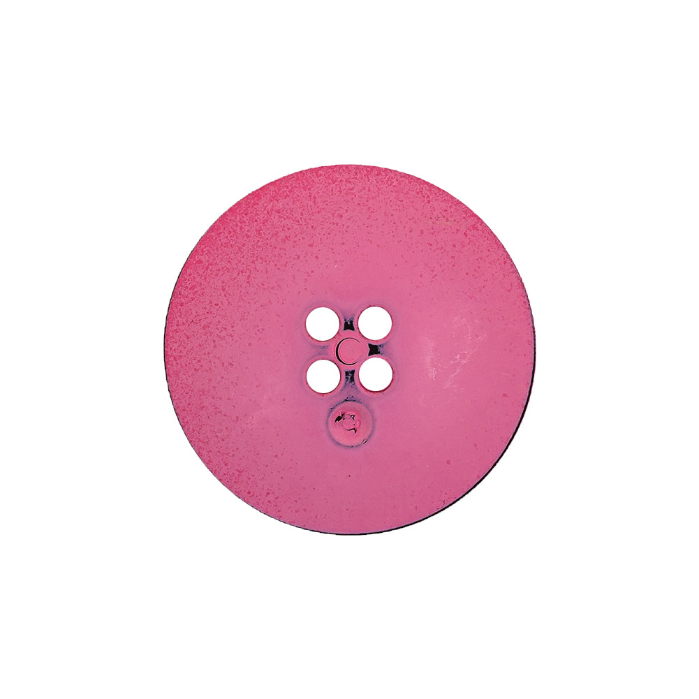 Italian Pink 4-Hole Plastic Button - 36L/23mm Detail
