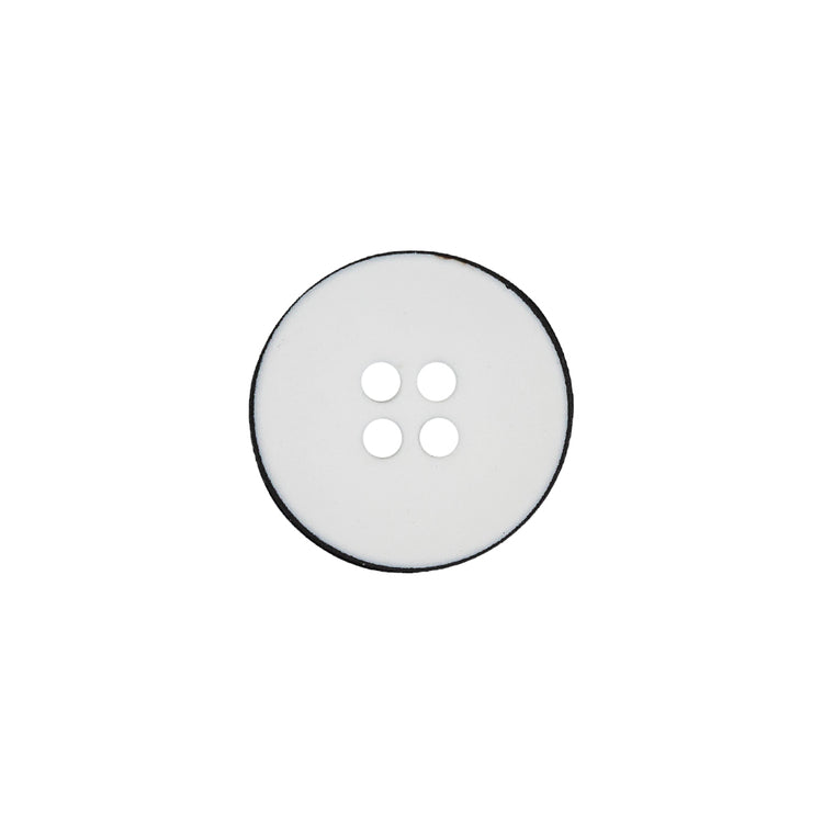 template--26688905969737__main-Italian White 4-Hole Plastic Button - 24L/15mm
