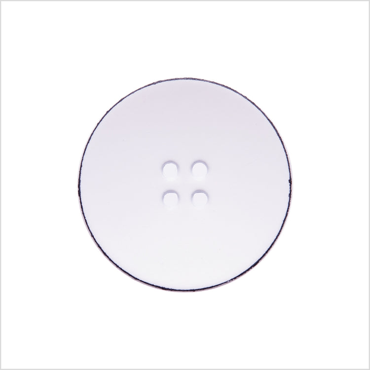 template--26688905969737__main-Italian White 4-Hole Plastic Button - 36L/23mm