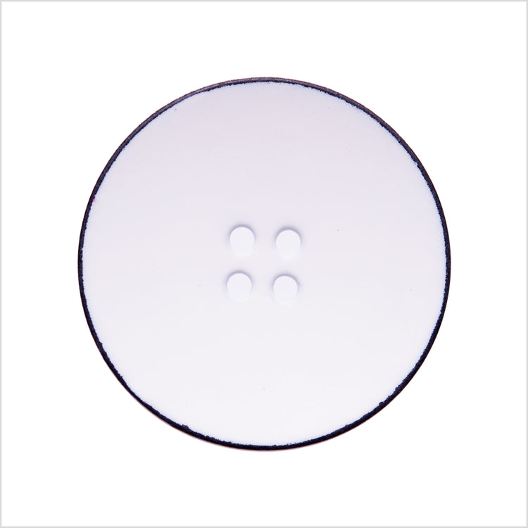 template--26688905969737__main-Italian White 4-Hole Plastic Button - 44L/28mm