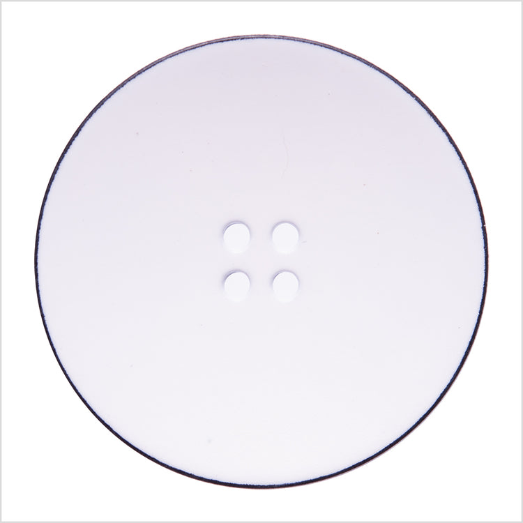 template--26688905969737__main-Italian White 4-Hole Plastic Button - 54L/34mm