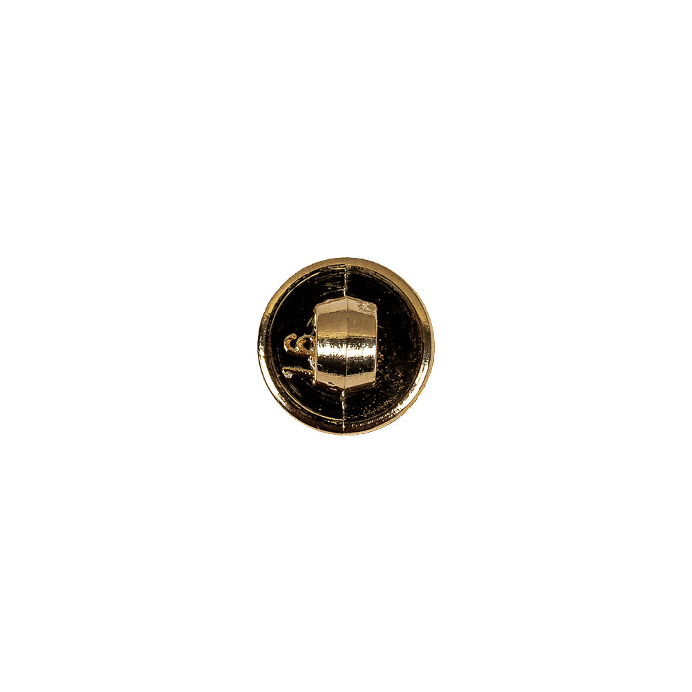 Italian Gold Textured Shank Back Button - 16L/10mm Detail