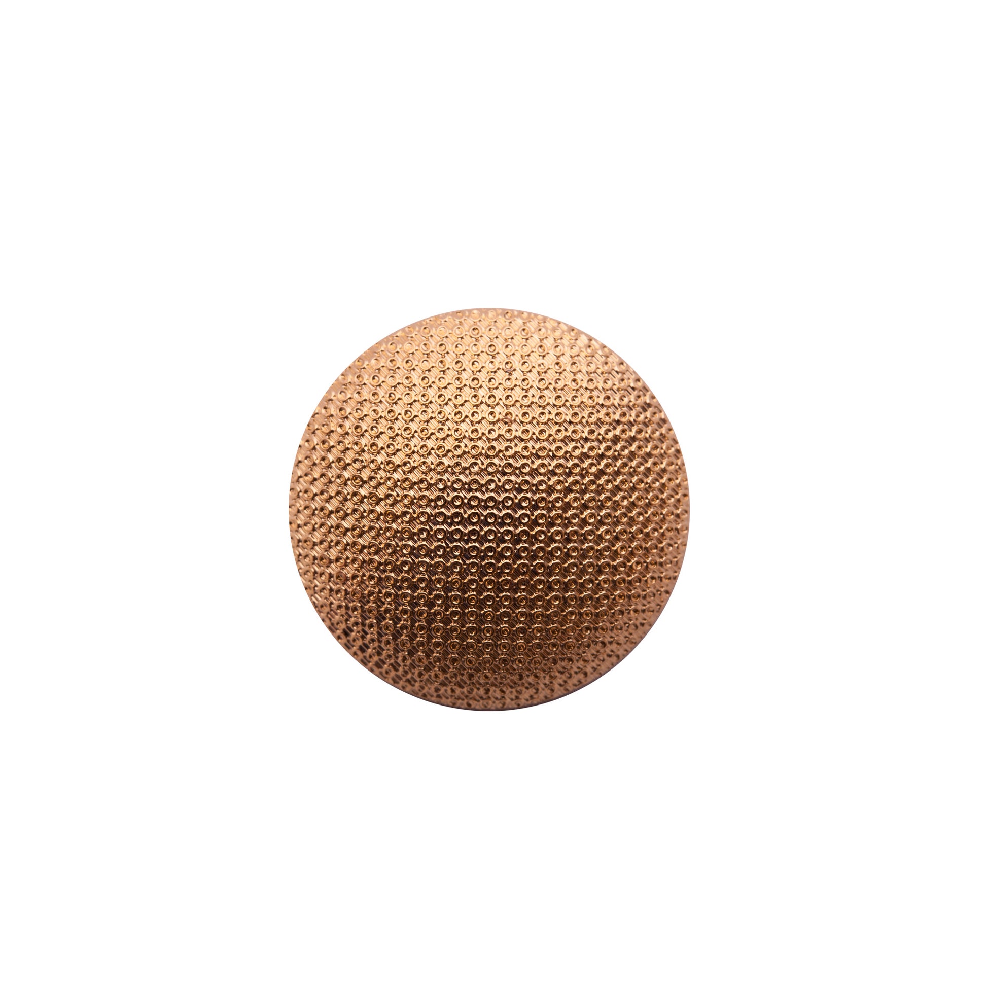 Italian Gold Textured Shank Back Button - 36L/23mm