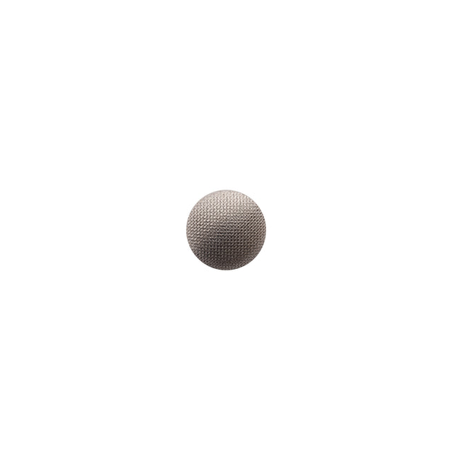 Italian Silver Textured Shank Back Button - 16L/10mm
