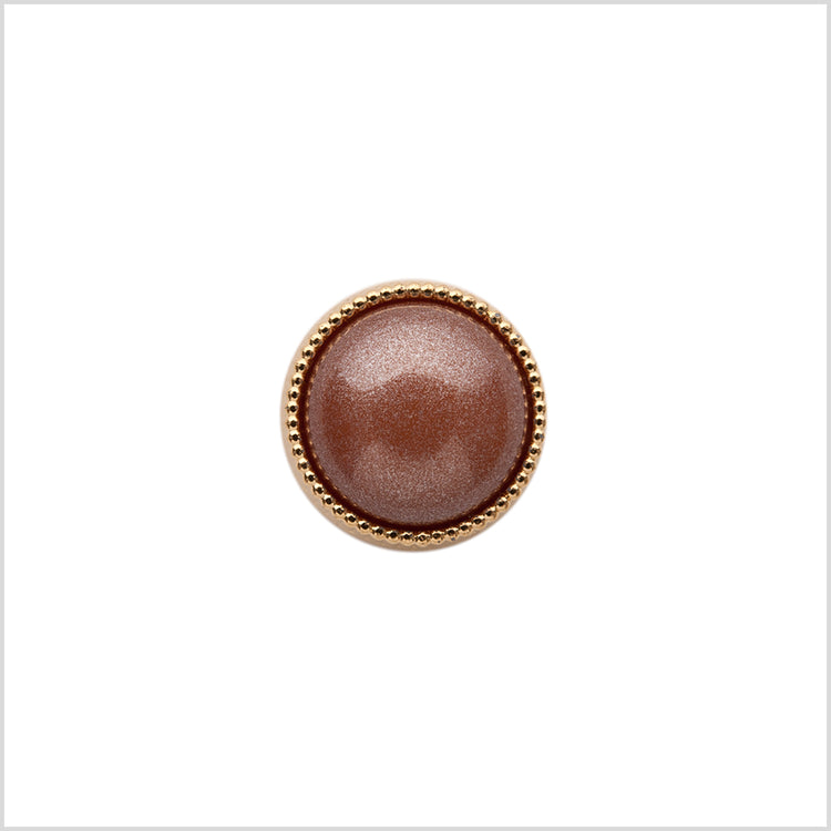template--25130090922057__main-Italian Brown/Gold Shank Back Button - 18L/11.5mm