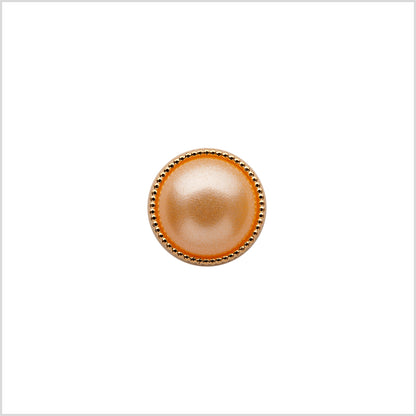 Italian Yellow/Gold Shank Back Button - 16L/10mm