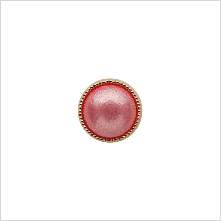 template--26688905969737__main-Italian Pink/Gold Shank Back Button - 16L/10mm