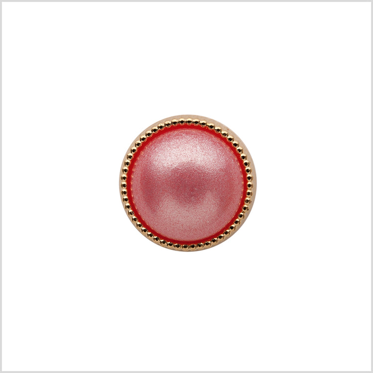 template--26688905969737__main-Italian Pink and Gold Edged Shank Back Button - 20L/12.5mm