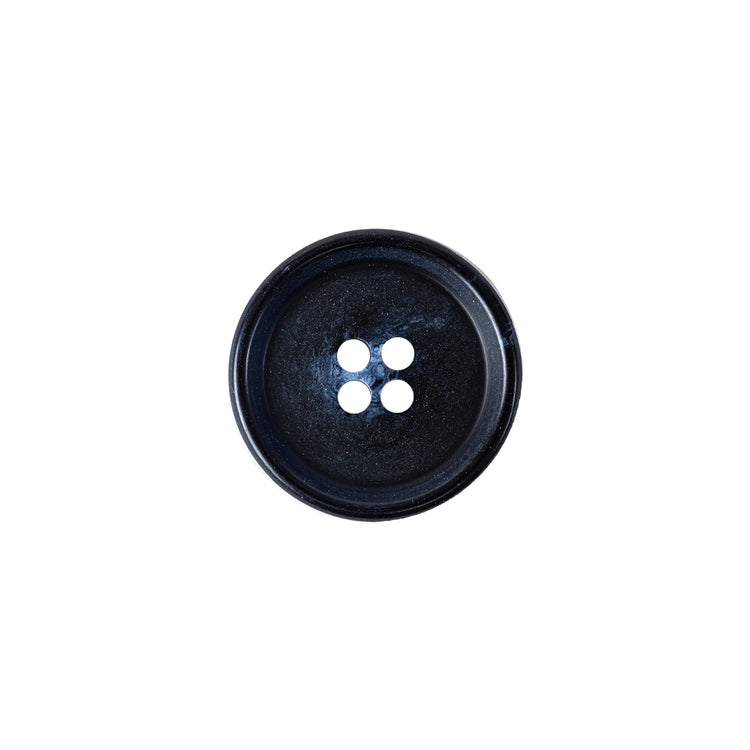 template--25130090922057__main-Italian Matte Navy Rimmed 4-Hole Button - 24L/15mm