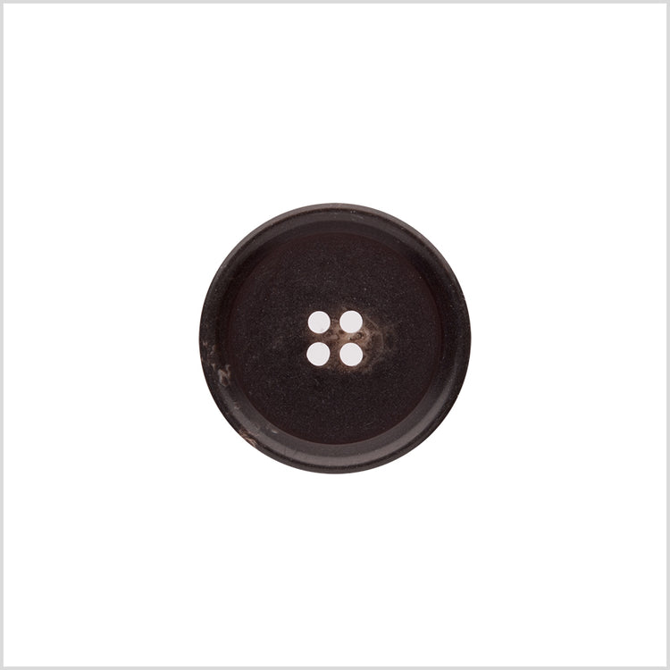 template--25130090922057__main-Italian Matte Brown Rimmed 4-Hole Button - 36L/23mm