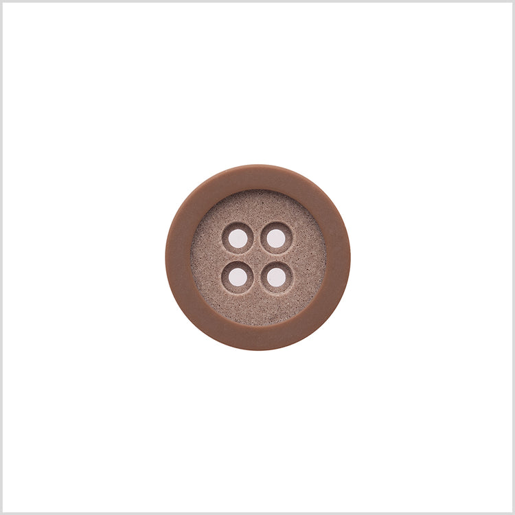 template--25130090922057__main-Rimmed Brown 4-Hole Button - 32L/20mm