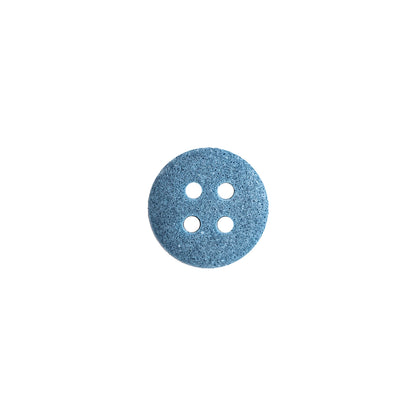 Rimmed Blue 4-Hole Button - 18L/11.5mm - Detail