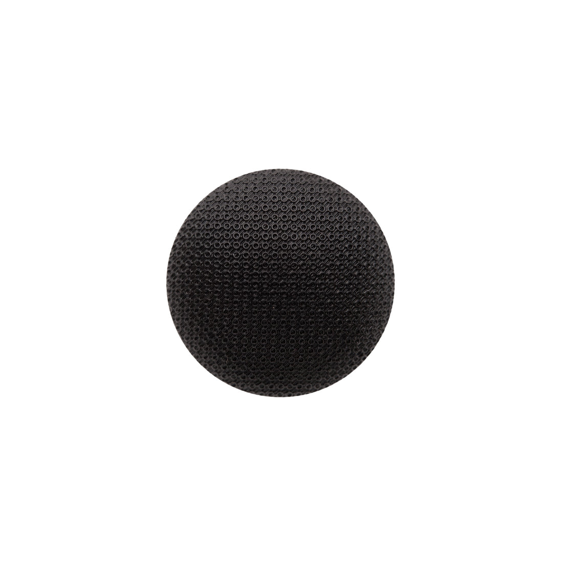 Italian Black Textured Shank Back Button - 36L/23mm