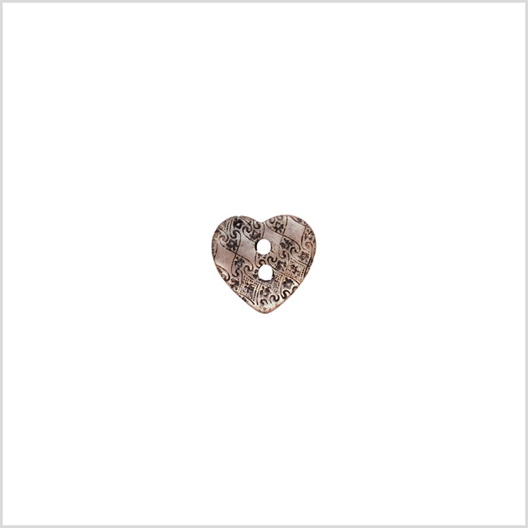template--25130090922057__main-Italian Silver Heart-Shaped Shell Button - 18L/11.5mm