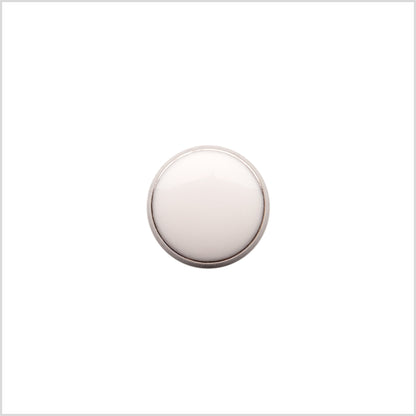 Italian White Shank Back Button - 17L/10.5mm