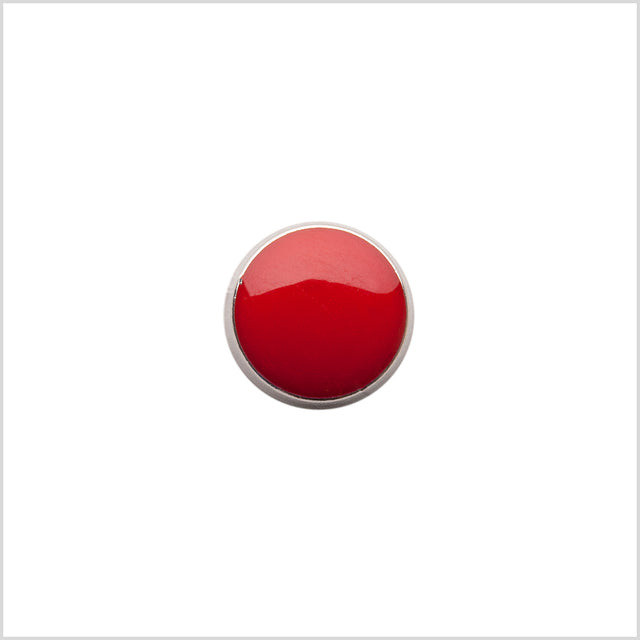 Italian Red Shank Back Button - 17L/10.5mm