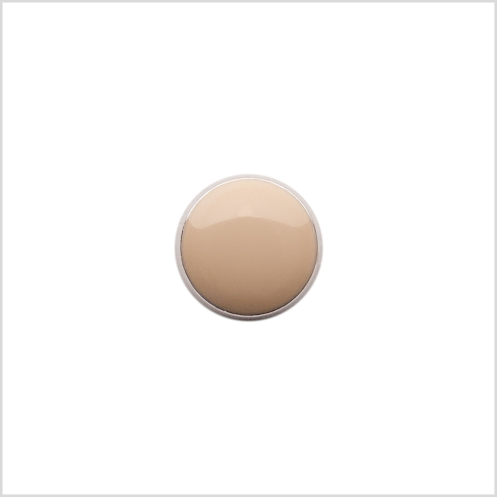 Italian Tan Shank Back Button - 17L/10.5mm