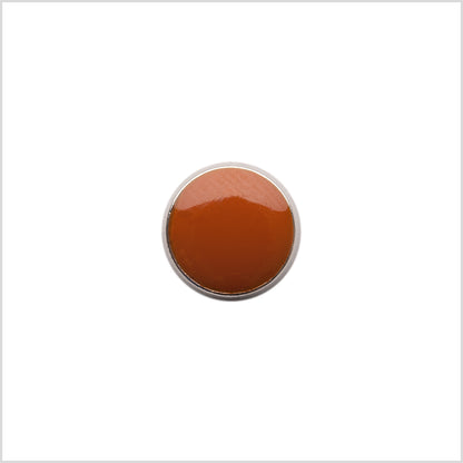 Italian Brown Shank Back Button - 17L/10.5mm