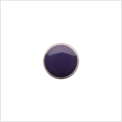 Italian Purple Shank Back Button - 17L/10.5mm