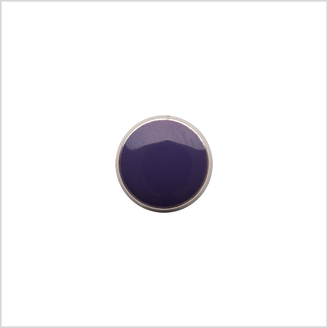 Italian Purple Shank Back Button - 17L/10.5mm